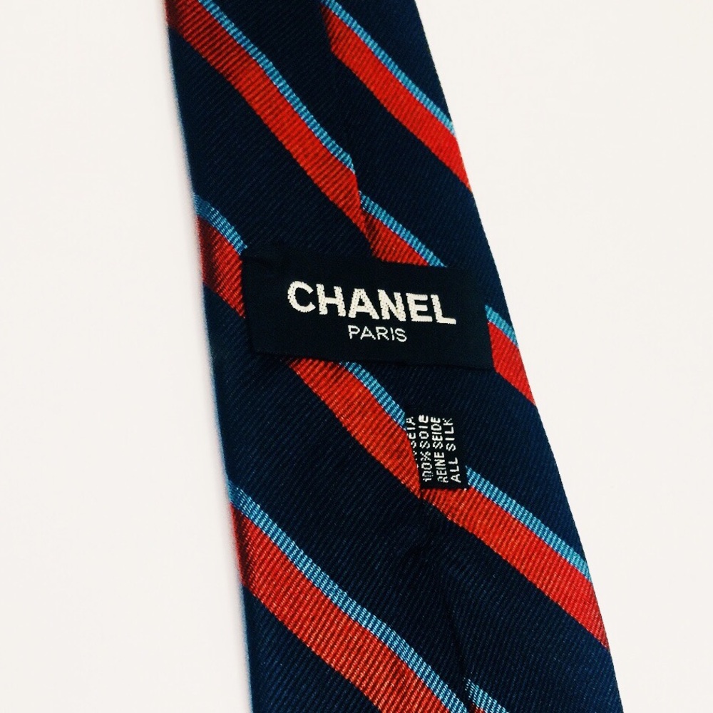 💰 CHANEL STRIPED TIE [DESIGNER]